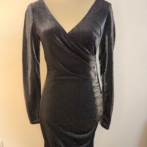 NWT! White House Black Market Party Prom Cocktail Shimmer Dress xxs runs large